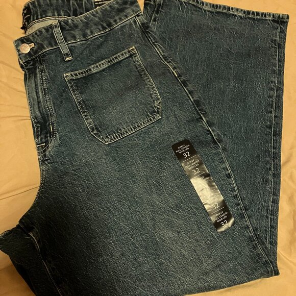 J Crew Curvy wide leg jeans Size 32 all day stretch NEW - Picture 1 of 7